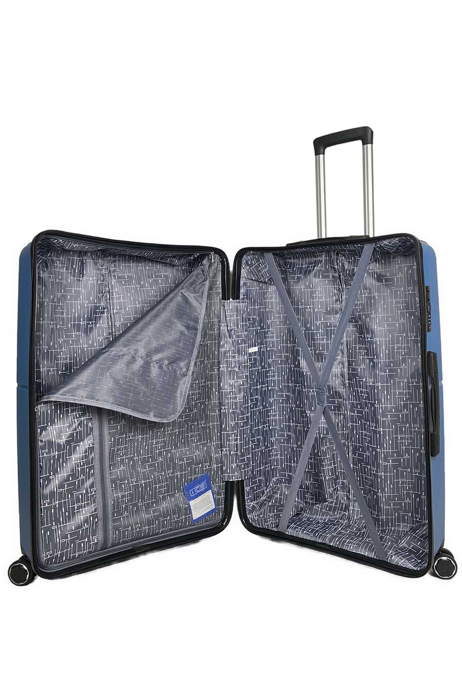 EARTH, lot de 3 valises en polypropylène RECYCLE. PE24 (BG)