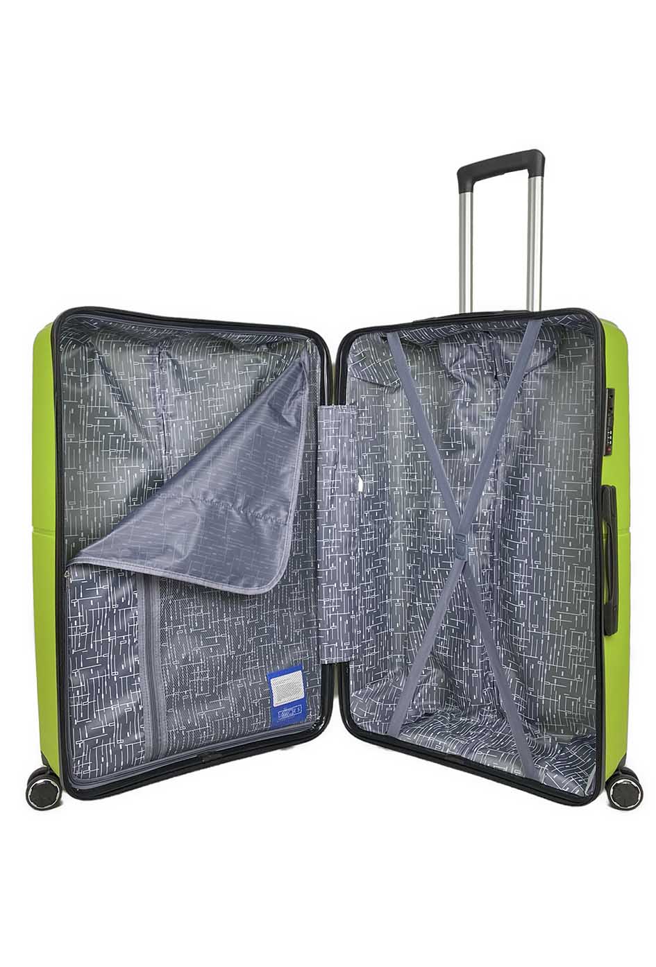 EARTH, lot de 3 valises en polypropylène RECYCLE. PE24 (BG)