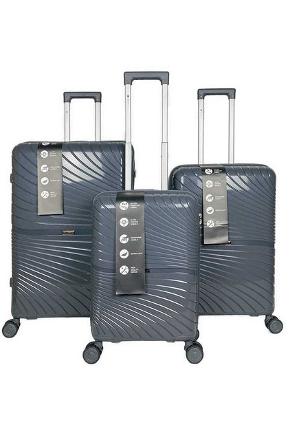 AURORA : lot de 3 valises en polypropylène