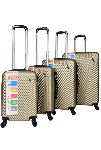 CAVALCADE : Lot de 4 valises en ABS