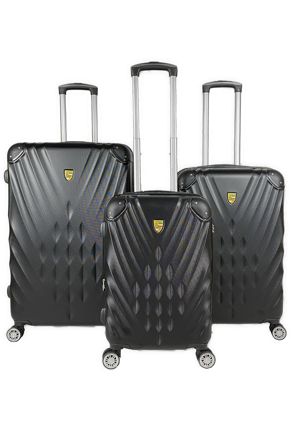 CONQUEST : Lot de 3 valises en ABS renforcé