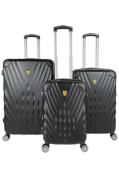 CONQUEST : Lot de 3 valises en ABS renforcé