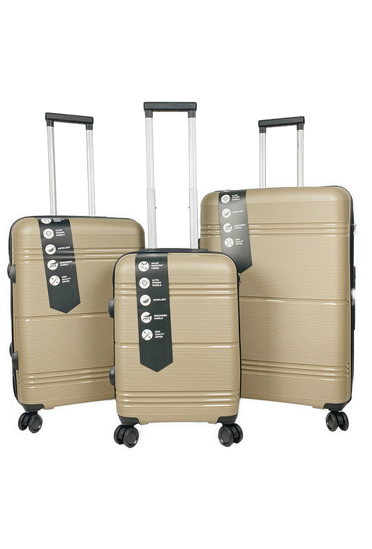 PANORAMA, ensemble de 3 valises en polypropylène. (BC) H