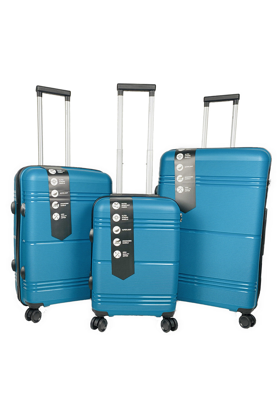 PANORAMA, ensemble de 3 valises en polypropylène. (BC) H