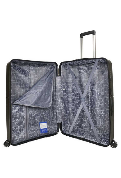 EARTH, lot de 3 valises en polypropylène RECYCLE. PE24 (BG)